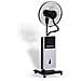Ventilatore 5 Pale E Ruote Con Nebulizzatore 100w E Diffusore Di Aromi Display Led Nebuly - Foto miniatura 1
