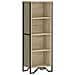 Libreria Rovere Sonoma 50x31x137,5 Cm In Truciolato - Foto miniatura 2
