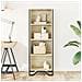 Libreria Rovere Sonoma 50x31x137,5 Cm In Truciolato - Foto miniatura 3