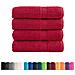 Asciugamani da Bagno SOLUND 2 pz Verdi 100x150 cm 600 g /m² - Foto miniatura 2