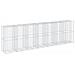 Cesto Gabbione Con Copertura 700x100x200 Cm In Ferro Zincato - Foto miniatura 2