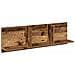 Mobile A Parete 100x16,5x30 Cm Legno Antico In Truciolato - Foto miniatura 2