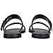 Almond Slide Ciabatte Pelle Scarpe Donna Nero Eu 37, Hw0hw01482 Beh - Foto miniatura 3