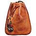 Astuccio Con Coulisse In Vera Pelle, Portamonete Vintage, Organizer Per Cuffie/chiavi - Foto miniatura 1
