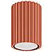 Lampada Da Soffitto Karbon 10 Rosso Ocra Sl. 1625 - Minimalista Lampada Da Soffitto Ocra Rossa 10x6.5x6.5 Cm - Foto miniatura 1