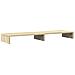 Supporto Monitor Rovere Sonoma 100x27x10 Cm Legno Multistrato - Foto miniatura 2