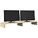 Supporto Monitor Rovere Sonoma 100x27x10 Cm Legno Multistrato - Foto miniatura 3