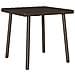 Tavolino Giardino Rettangolare Marrone 40x40x37 Cm Polyrattan - Foto miniatura 1