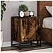 Comodini Rovere Fumo 2 Pz 40x31x50 Cm Legno Multistrato Metallo - Foto miniatura 1