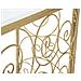 Tavolo Consolle Mf617 - Oro - Marmo - 140x36x82 Cm - Foto miniatura 6