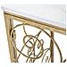 Tavolo Consolle Mf617 - Oro - Marmo - 140x36x82 Cm - Foto miniatura 7