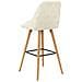 Sedie Da Bar 2 Pz Crema In Velluto - Foto miniatura 5
