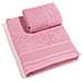 Asciugamano Con Ospite Spugnissima Gim In Cotone Colore Rosa Misura Cm 40x5560x100 - Foto miniatura 3
