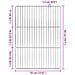 Griglia per BBQ  con Manici Rettangolare 50x35 cm Acciaio Inossidabile 304 - Foto miniatura 6