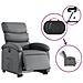 Poltrona Alzapersona Reclinabile Grigio in Similpelle - Foto miniatura 5