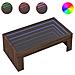 Tavolino da Salotto con LED Infinity Rovere Marrone 90x50x30 cm - Foto miniatura 1