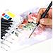 Set Di 10 Pennelli Per Acquerello Con Punta Fine - Set Completo - Foto miniatura 4