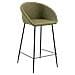 Set Di 2 Sgabelli Da Bar Achille In Similoro Verde - Foto miniatura 4