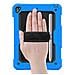 Custodia Per Ipad 9.7"" 2018/2017 Con Supporto E Tracolla Blu - Foto miniatura 3