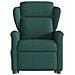 Poltrona Alzapersona Massaggiante Verde Scuro in Tessuto - Foto miniatura 5