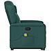 Poltrona Alzapersona Massaggiante Verde Scuro in Tessuto - Foto miniatura 6