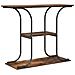 Tavolo consolle con lo scaffale Rovere fumo 101 x 35 x 80.5 cm - Foto miniatura 1