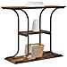 Tavolo consolle con lo scaffale Rovere fumo 101 x 35 x 80.5 cm - Foto miniatura 3