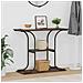 Tavolo consolle con lo scaffale Rovere fumo 101 x 35 x 80.5 cm - Foto miniatura 4