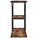 Tavolo consolle con lo scaffale Rovere fumo 101 x 35 x 80.5 cm - Foto miniatura 6