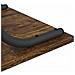 Tavolo consolle con lo scaffale Rovere fumo 101 x 35 x 80.5 cm - Foto miniatura 9