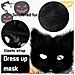 Set Maschera Volpe Di Peluche Per Halloween - Accessori Costume 4 Pezzi - Foto miniatura 3