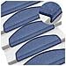 Tappetini per scale 20 pz 65x24x4 cm Blu Semicircolari Grandi - Foto miniatura 5