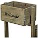 Supporto Con 5 Cesti In Legno Marrone 124x15x90,5h - Foto miniatura 7