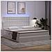 Letto con contenitore e LED con led Bianco Puro 160 x 200 cm - Foto miniatura 5