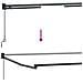 Tenda retrattile manuale con LED Antracite 3,5 x 2,5 m - Foto miniatura 9