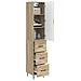 Set di armadi 2 pcs Rovere Sonoma 33 x 34,5 x 90 cm - Foto miniatura 2