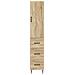 Set di armadi 2 pcs Rovere Sonoma 33 x 34,5 x 90 cm - Foto miniatura 4