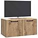 Mobile Porta TV da Muro Rovere Artigianale 59,5 x 31 x 30 cm - Foto miniatura 2