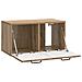 Mobile Porta TV da Muro Rovere Artigianale 59,5 x 31 x 30 cm - Foto miniatura 3