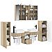 Set di mobili per il bagno 6 pcs Rovere Sonoma - Foto miniatura 3