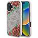 Indovina Custodia Rosa Per Iphone 16 6.1 Con Motivo Floreale, Magsafe - Foto miniatura 1