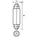 Cp. lamp. tubol. 15w Sv8,5 11x44 - Foto miniatura 5