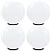 Set Lampade A Led Sferiche 4 Pz 40 Cm In Pmma - Foto miniatura 1
