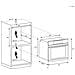 Forno Elettrico da Incasso FCC604NAV Capacità 65 L Multifunzione Ventilato Colore Avene - Foto miniatura 3