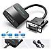 Vent Vga Al Convertitore Di Hdmi Dsub Hdmi Video Audio Cable 1080p Vga Adattatore Hdmi Per Il Pc Portatile Per Monitor Hdtv Proiettore Computer Da Analogico A Digitale Via Cavo (abs Shell)  - Foto miniatura 1