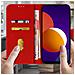 Custodia Samsung Galaxy M12 Protezione Con Portacarte Funzione Supporto Rossa - Foto miniatura 2