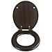 Sedile Wc Wenge, Mdf, - Foto miniatura 3