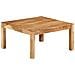 Tavolino Da Salotto 80x80x40 Cm In Legno Massello Di Acacia - Foto miniatura 4