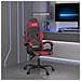 Sedia Gaming Nero E Rosso Vino In Similpelle - Foto miniatura 1