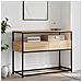 Tavolino Consolle Rovere Sonoma 100x40x75 Cm Legno Multistrato - Foto miniatura 1